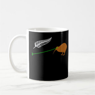 Funny Laser Kiwi Flag- New Zealand Popular Choice Coffee Mug