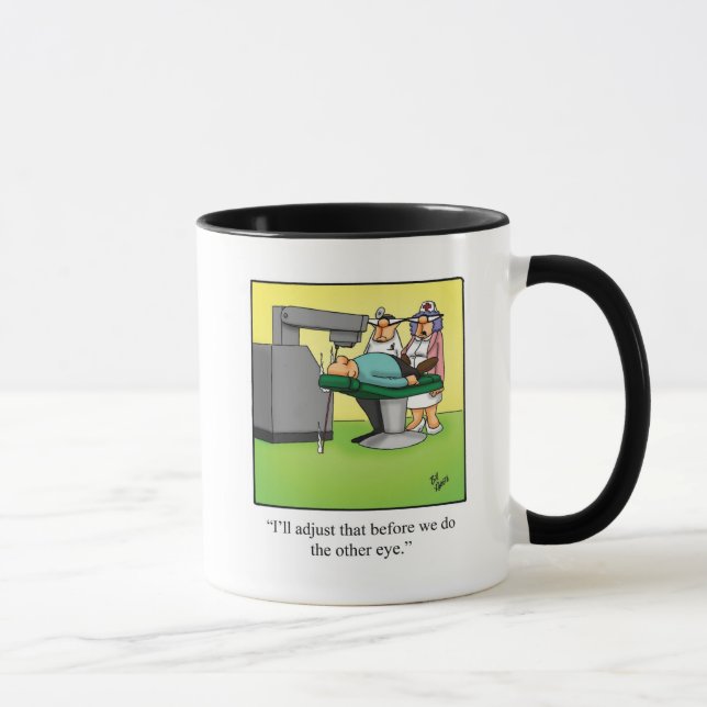 Funny Laser Surgery "Spectickles" Mug (Right)