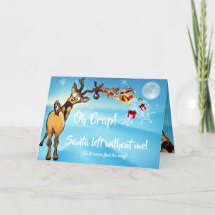 Funny Late Christmas Excuse Holiday Card