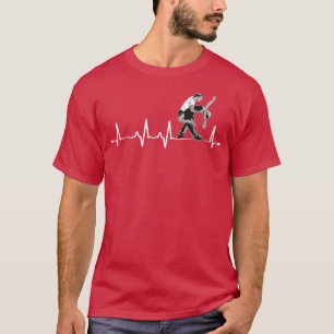 Funny Latin Dance Heartbeat Design Ballroom Dancin T-Shirt