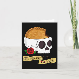 Funny Latinx Empanada Til I Die Tattoo Inspired Sk Card
