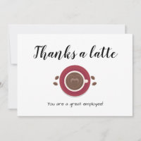 funny latte heart employee appreciation
