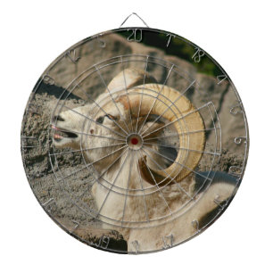 Funny Laughing Bighorn Sheep or Ram Dartboard