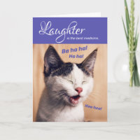 Funny Laughing Cat- Laughter Is The Best Medicine