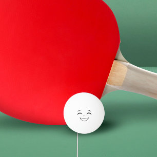 Funny Laughing Face Ping Pong Ball
