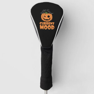 Funny Laughing Pumpkin Halloween Golf Head Cover