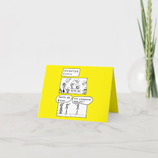 Funny Laughter Clinic Therapy Birthday Card
