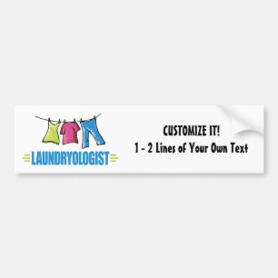 Funny Laundry Bumper Sticker