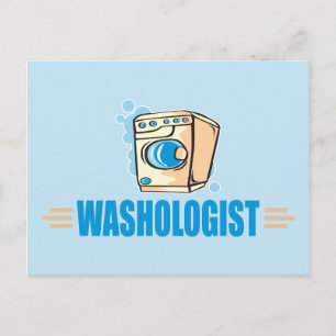Funny Laundry Postcard