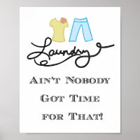 Funny Laundry Room Wall Art