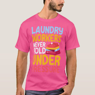 Funny Laundry Workers Saying Love Linen Folding T-Shirt