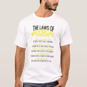 Funny Law Of PT Physical Therapy Cool Therapist Mo