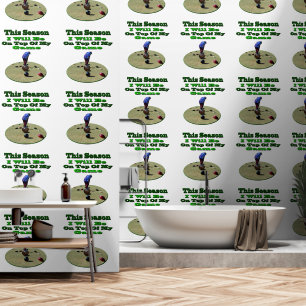 Funny Lawn Bowler Standing On His Lawn Bowl,  Wallpaper