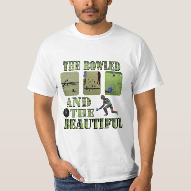 Funny Lawn Bowls Beautiful Design, T-Shirt (Front)