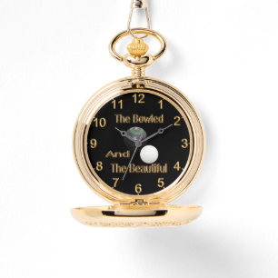 Funny Lawn Bowls Bowled Beautiful, Necklace Watch