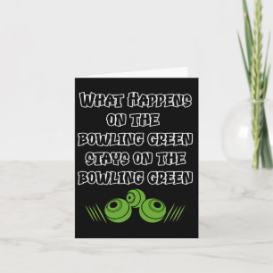 Funny Lawn Bowls  Card