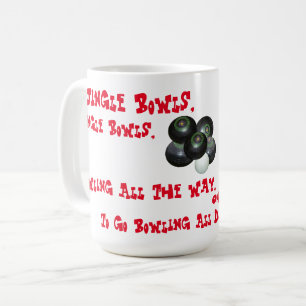 Funny Lawn Bowls Christmas, Coffee Mug