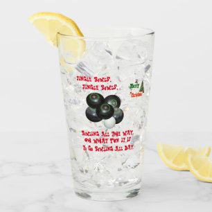 Funny Lawn Bowls Jingle Bowls Christmas, Glass