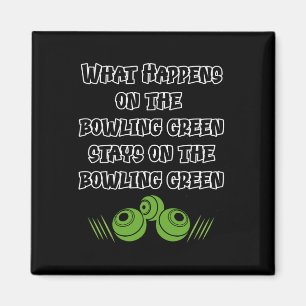 Funny Lawn Bowls Magnet