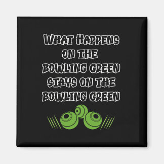Funny Lawn Bowls Magnet