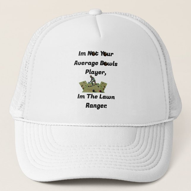 Funny Lawn Bowls Ranger, Truckers Hat (Front)