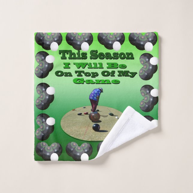 Funny Lawn Bowls, Wash Cloth (Wash Cloth)