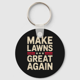 Funny Lawn Mower Art For Men Women Lawn Mowing Lan Key Ring