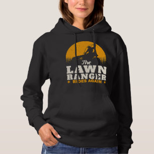 Funny Lawn Mower Cowboy Lawn Ranger Yard Work Lawn Hoodie
