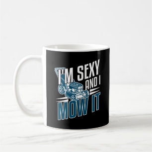 Funny Lawn Mower Lawn Care Gift Dad Husband Coffee Mug