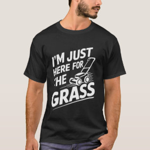 Funny Lawn Mowing for Landscapers Gardening Lawn C T-Shirt