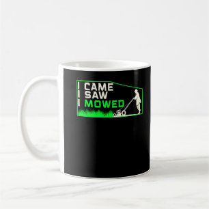 Funny Lawn Mowing Janitor Humor Landscaper Coffee Mug