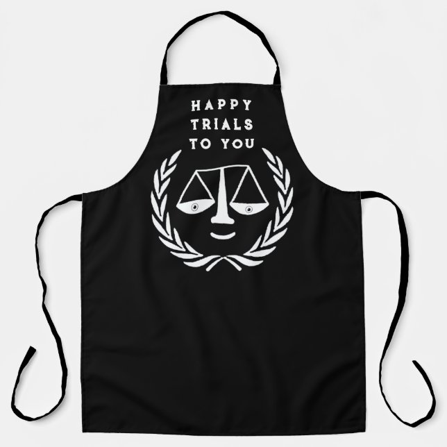 Funny Lawyer Adult Apron (Front)