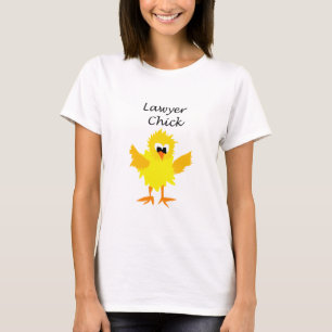 Funny Lawyer Chick Art Design T-Shirt