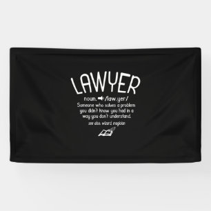 Funny Lawyer Definition Banner
