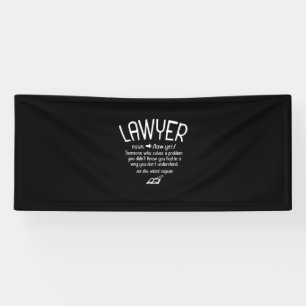 Funny Lawyer Definition Banner
