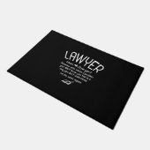 Funny Lawyer Definition Doormat (Angled)