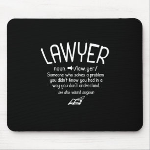 Funny Lawyer Definition Mouse Mat