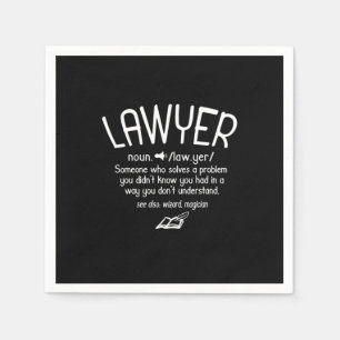 Funny Lawyer Definition Napkin