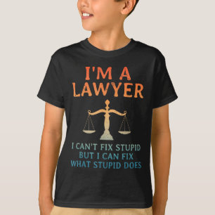 Funny Lawyer Design For Men Women Law School Attor T-Shirt
