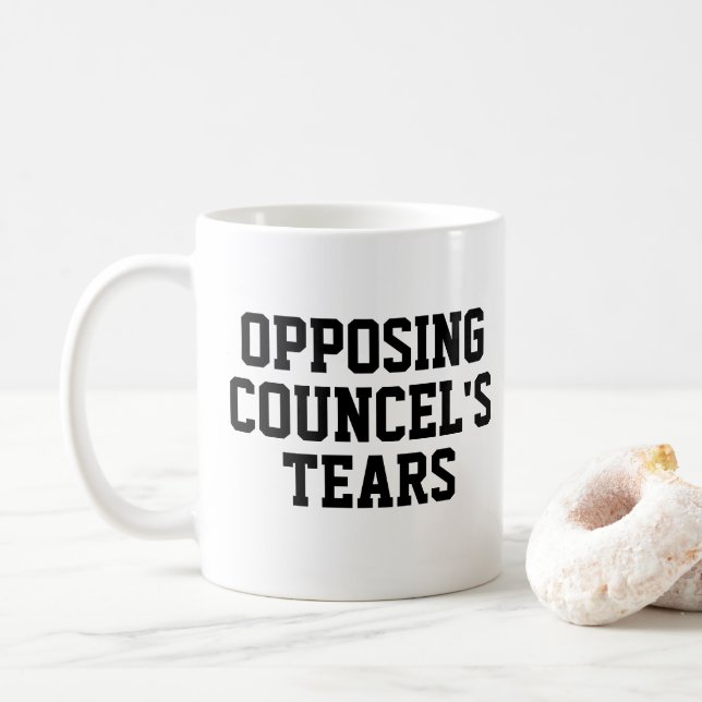 Funny Lawyer Gift for lawyer Coffee Mug (With Donut)