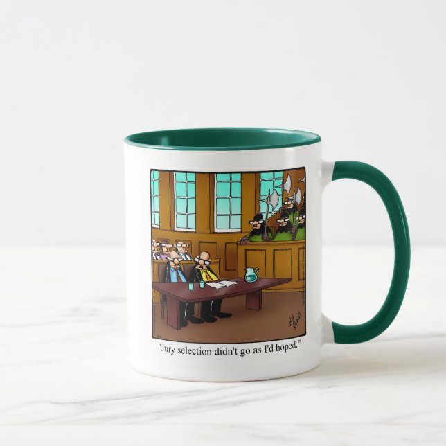 Funny Lawyer Humour Mug Gift (Right)