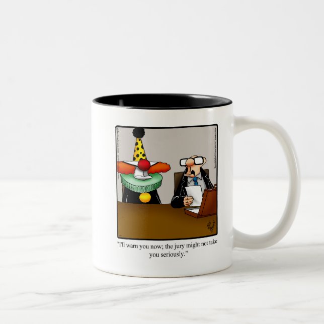 Funny Lawyer Humour Mug Gift (Right)