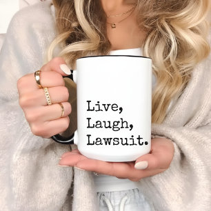 Funny lawyer mug for him or her,  Funny legal mug