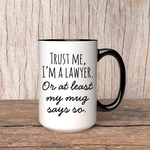 Funny Lawyer Mug for Law Offices & Lawyer Gift