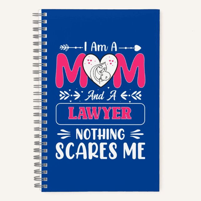 Funny Lawyer Mum, Lawyer Mum Funny Notebook (Front)