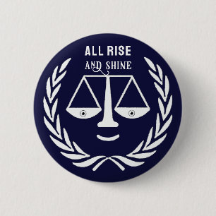 Funny Lawyer Novelty Gift Button