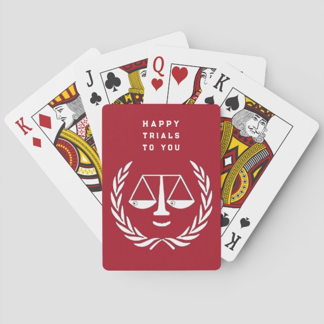 Funny Lawyer Playing Cards (Back)