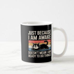 Funny Lazy Cat Meme Weird Stuff Lover Men Women Bo Coffee Mug