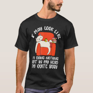 Funny Lazy Cat People Sarcasm Sarcastic Saying Men T-Shirt