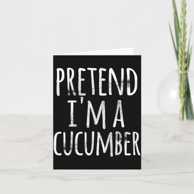 Funny Lazy Halloween Card (Front)